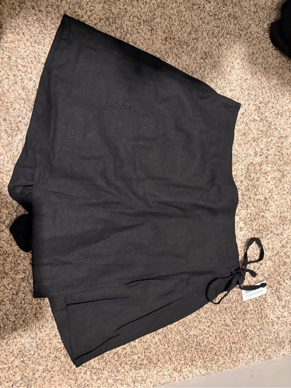 Old Navy Black Wrap Skort